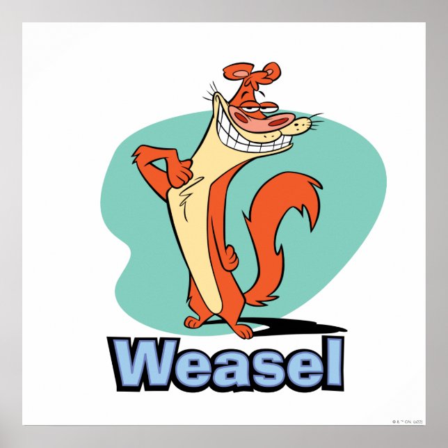 Weasel Proud Character Graphic Poster (Vorne)