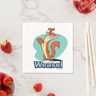 Weasel Proud Character Graphic Serviette