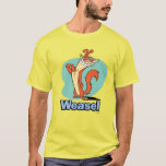Weasel Proud Character Graphic T-Shirt<br><div class="desc">Ich bin Weasel | Karo aus dieser Grafik des I.M. Weasel-Charakters,  der stolz seine Hand auf seine Brust legt.</div>