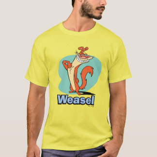 Weasel Proud Character Graphic T-Shirt
