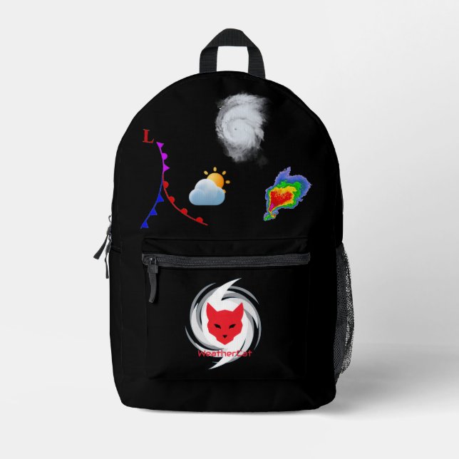 Weather Backpack Bedruckter Rucksack (Vorderseite)