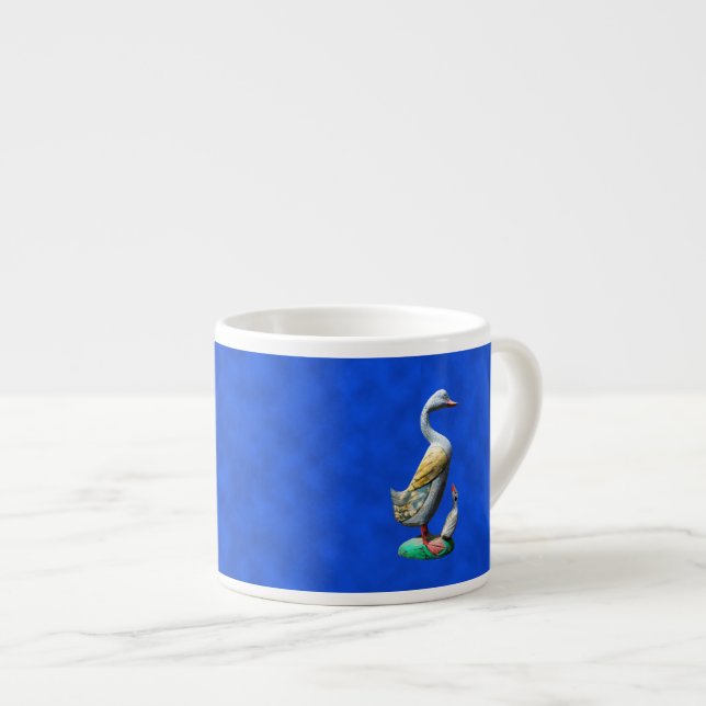 Weathered Holzente Espressotasse (Vorderseite Rechts)