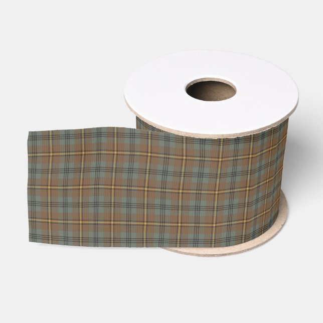 Weathered Johnstone Tartan Kariert Ripsband (Spule)