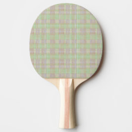 Weathered Neutral Sage Plaid Tischtennis Schläger