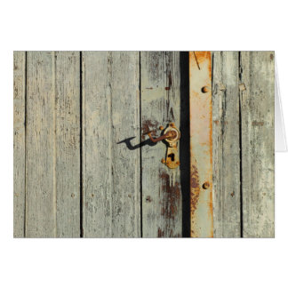 Weathered Rusty Door Handle