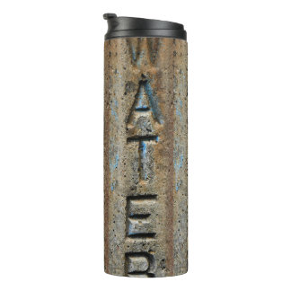 Weathered "Water" Thermosbecher