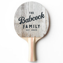 Weathered White Washed Wood Retro Family Name