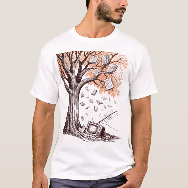 Weathered Wisdom Woodcut T-Shirt (Vorderseite)
