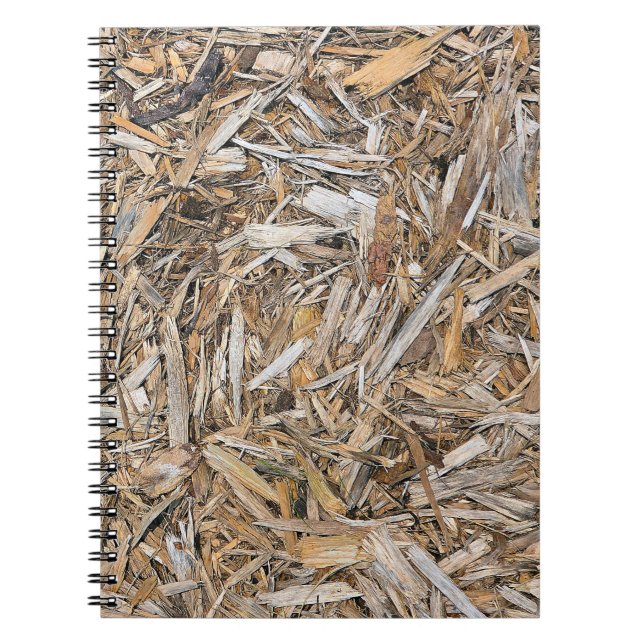 Weathered Wood Chips Notizblock (Vorderseite)