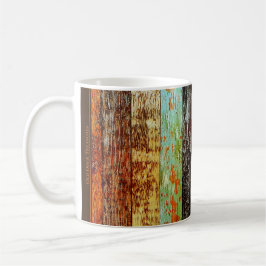 Weathered Wood Style Mug Kaffeetasse