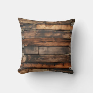 Weathered Wood Throw Kissen