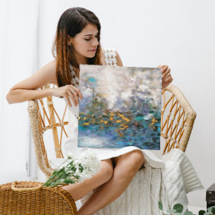 Weathering The Storm Abstract Art Painting Leinwanddruck