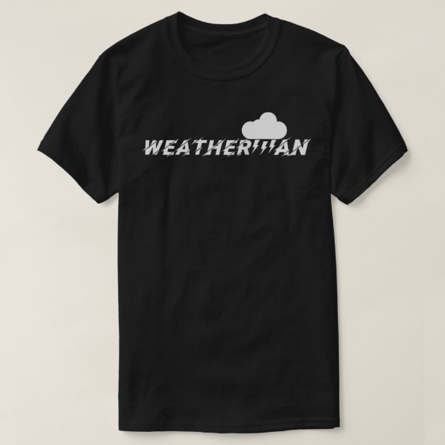 Weatherman Meteorologe Lazy Halloween Costume Fu T-Shirt (Design vorne)