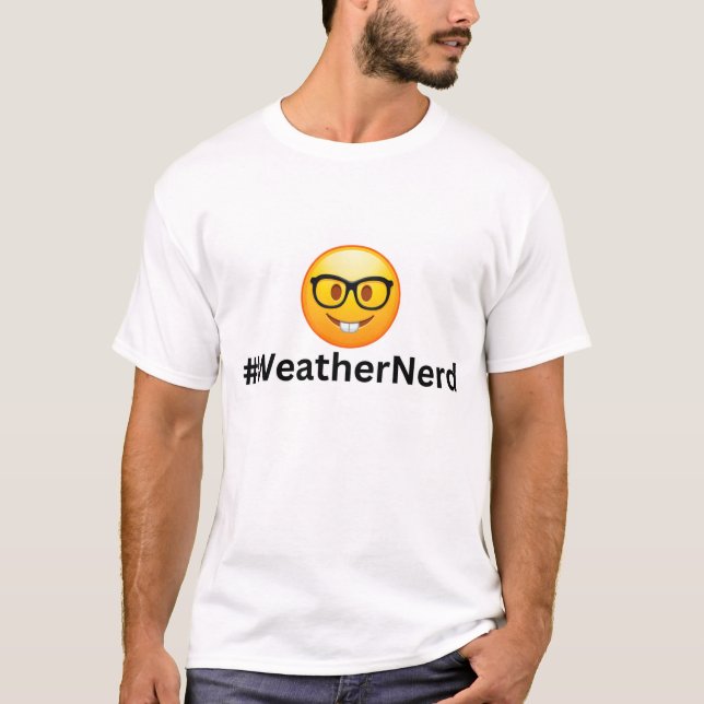 #WeatherNerd T-Shirt (Vorderseite)