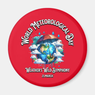 Weathers Wild Symphony. Weltmeteorologischer Tag. Magnet