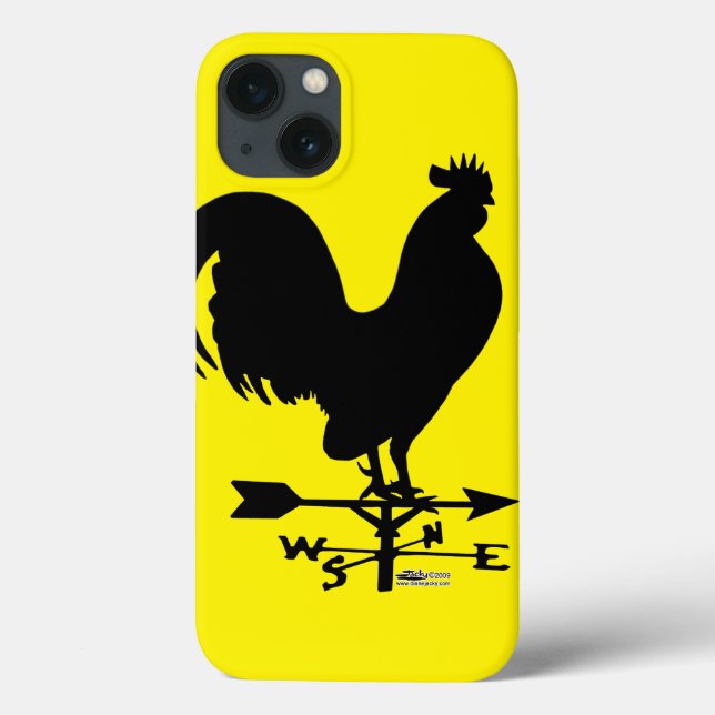 Weathervane Rooster Case-Mate iPhone Hülle (Rückseite)