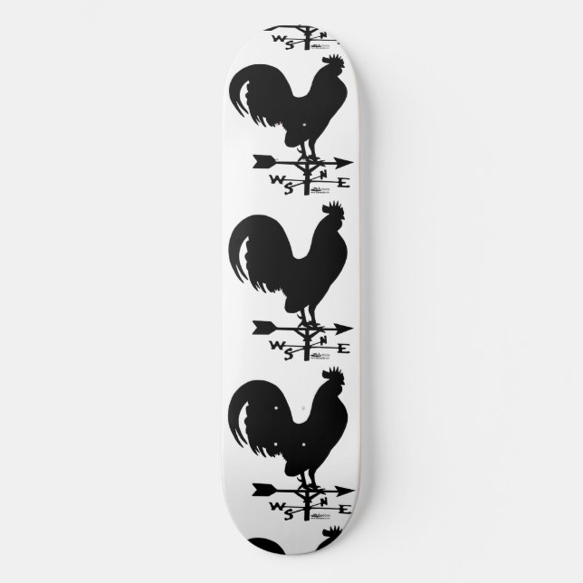 Weathervane Rooster Skateboard (Vorderseite)