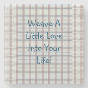 Weave Liebe   Steinuntersetzer