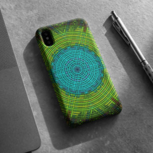 Weave Mandala Blue und Green Case-Mate iPhone Hülle