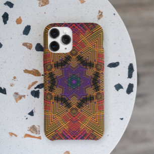 Weave Mandala Gelb Orange und Lila Case-Mate iPhone Hülle