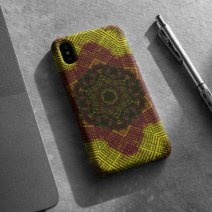 Weave Mandala Gelb und Orange Case-Mate iPhone Hülle