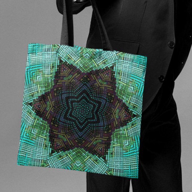 Weave Mandala Green Blue und Lila (Von Creator hochgeladen)