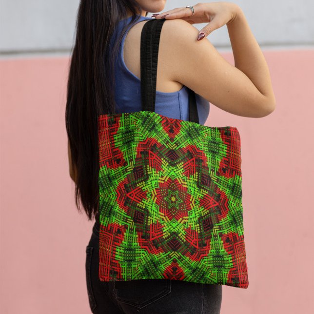 Weave Mandala Green und Red (Von Creator hochgeladen)