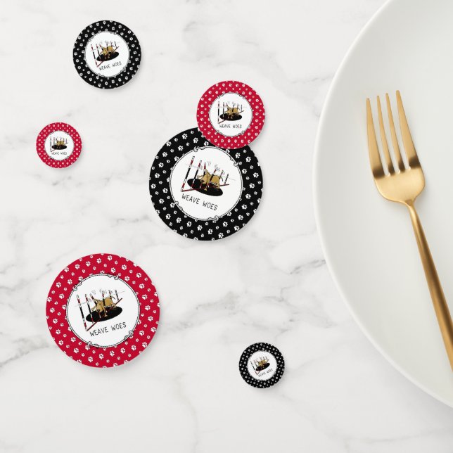 Weave Woes - lustiges Agility Konfetti (Gruppe)