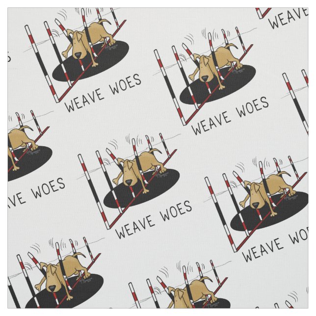 Weave Woes - lustiges Agility Stoff (Muster)