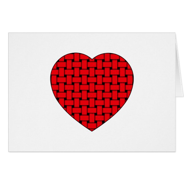 Weaved Red Heart (Vorderseite (Horizontal))