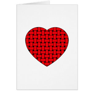 Weaved Red Heart