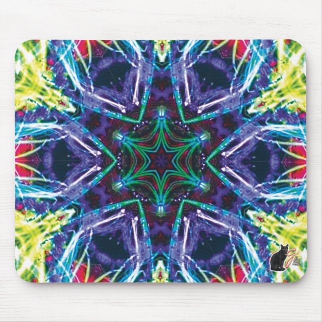 Weaver Kaleidoscope Mouse Pad Mousepad (Vorne)