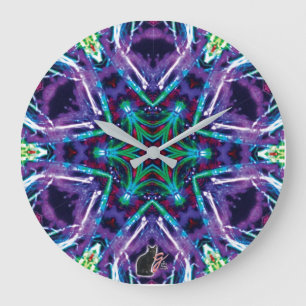 Weaver Kaleidoskop Große Wanduhr
