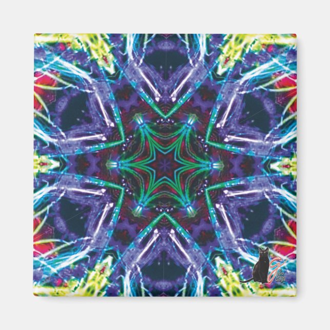 Weaver Kaleidoskop-Magnet Magnet (Vorne)