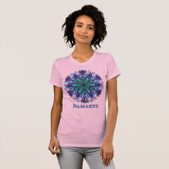 Weaver Namaste Kaleidoskop-T - Shirt (Vorne ganz)