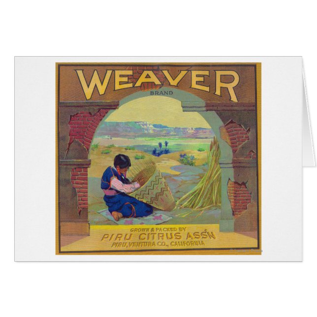 Weaver Orange LabelPiru, CA (Vorderseite (Horizontal))