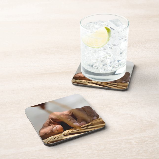 Weaver's Hand Getränkeuntersetzer (Rechte Seite)