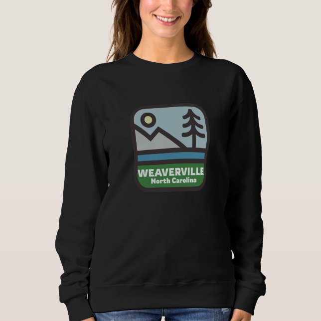 Weaverville North Carolina Mountains NC Souvenir Sweatshirt (Vorderseite)