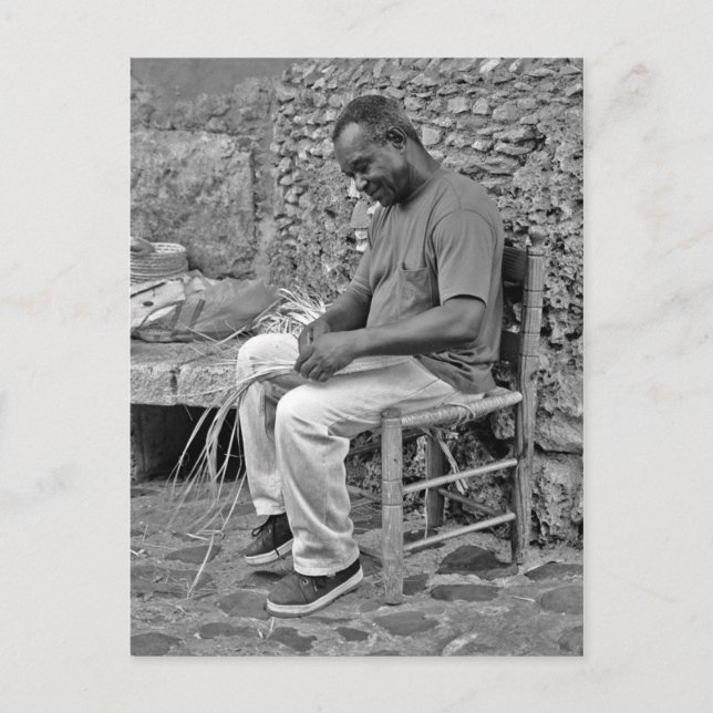 Weaving Postkarte (Vorderseite)