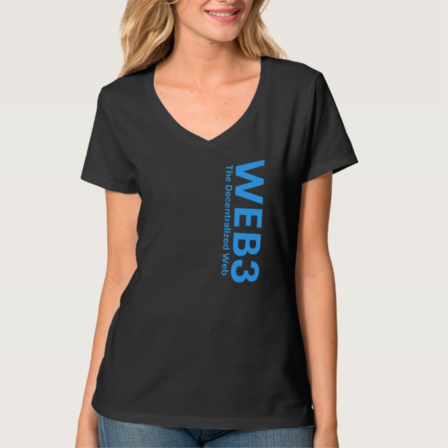 WEB3 Crypto Internet3 0 Blockchain NFT DeFi Metave T-Shirt (Vorderseite)