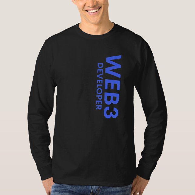 Web3 Developer Dezentralisierte Kryptowährung Web3 T-Shirt (Vorderseite)