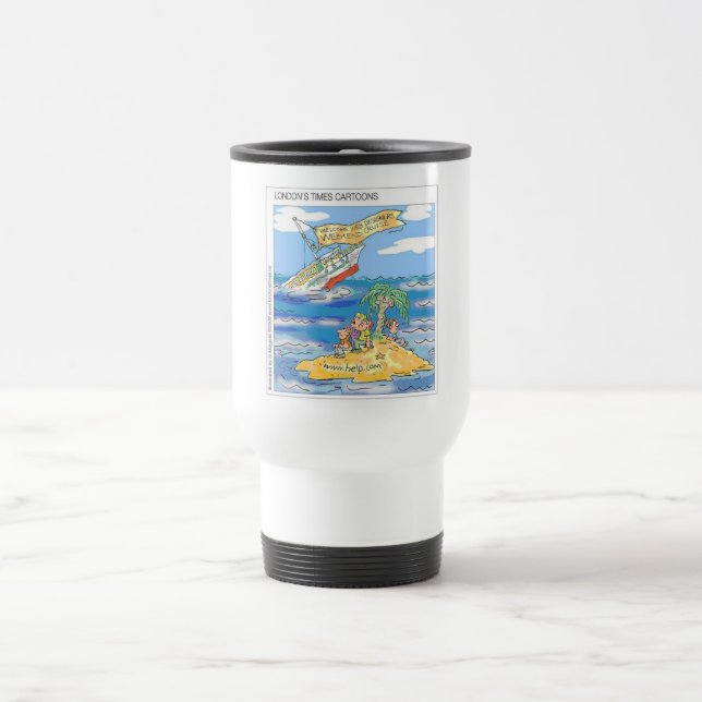 Web-Designer Terror Kreuzfahrt Schiff Funny Gesche Reisebecher (Mittel)