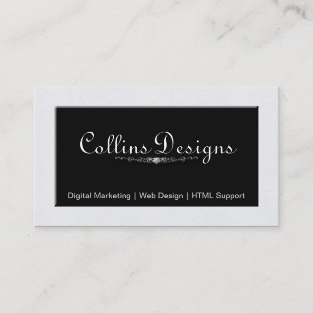 Web-Designer Visitenkarte (Vorderseite)
