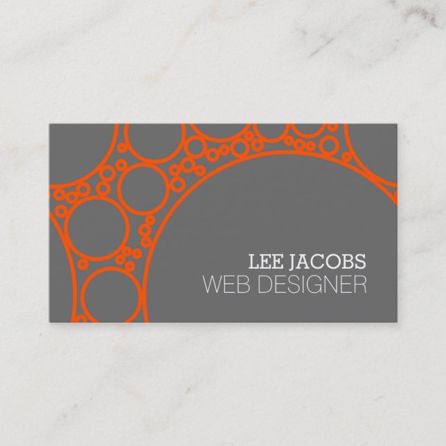 Web Developer Designer Computer-Tool Visitenkarte (Vorderseite)
