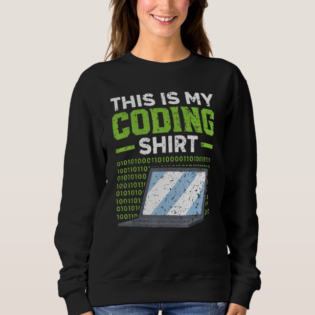 Web Developer IT Guy Computer Website Development  Sweatshirt (Vorderseite)