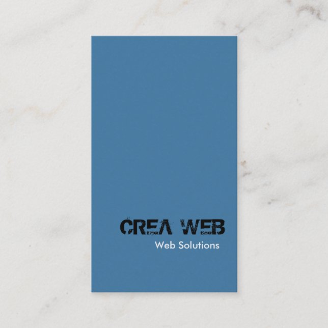 Web-Entwickler - Visitenkarten Visitenkarte (Vorderseite)