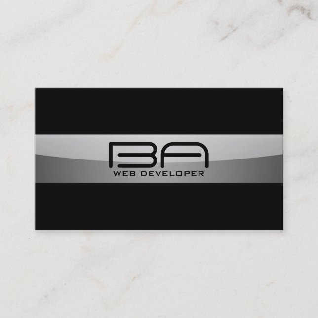 Web-Entwickler - Visitenkarten Visitenkarte (Vorderseite)