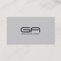 Web-Entwickler - Visitenkarten