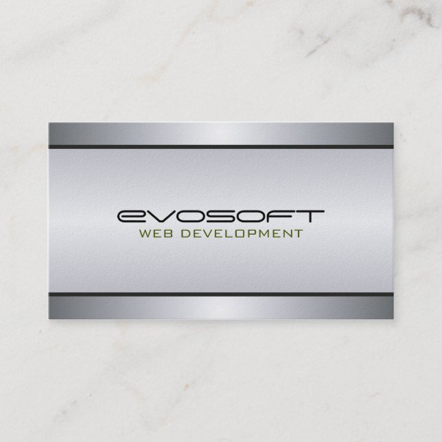 Web-Entwickler - Visitenkarten Visitenkarte (Vorderseite)