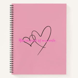 Web In - Kunst Versteckte Kraft Notizbuch